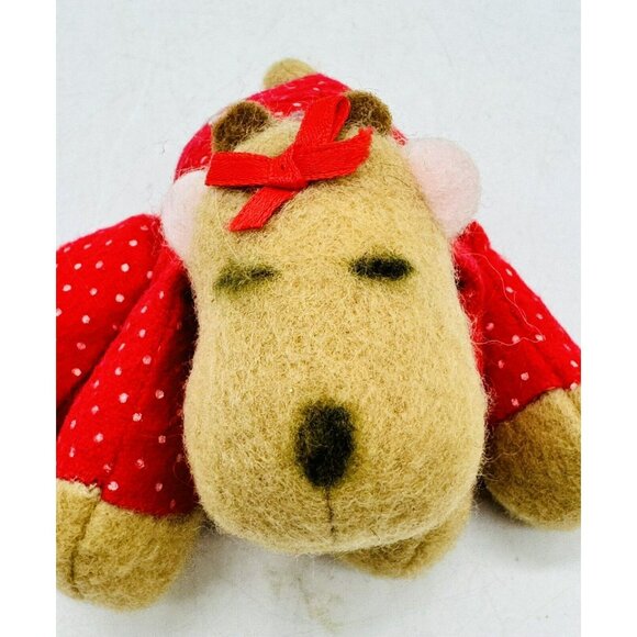 Heartline Ramona Reindeer Christmas Plush 3 inch Small Stuffed Animal - Picture 2 of 8